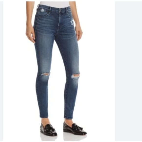Like New! Frame Denim Le High SkinnyDistressed Jeans in Size 27